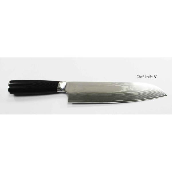 Hochwertiges Chefkoch Küchen-Messer Carbon Edelstahl Kohlenstoff-Klinge Black