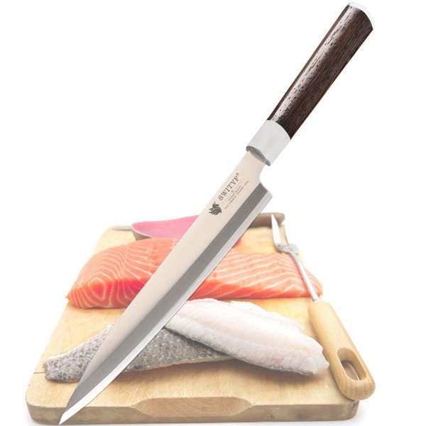 Japan Fischmesser Filetiermesser Anglermesser Extra lange Klinge 25 cm starr