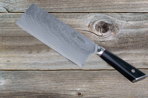 Damascus Knife - Dreamlike - The butcher knife is ideal as a chef's knife