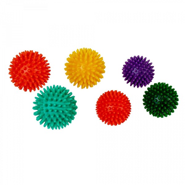 set of 6 Hedgehog ball massage ball massage roller nub ball massage spiked ball