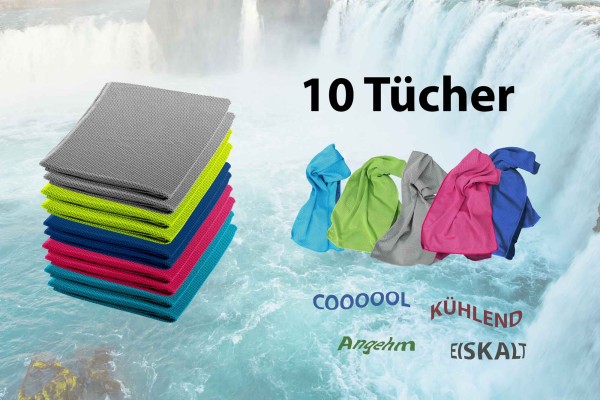 Ice Towel, the Cool Down Towel or cooling towel for sports and fitness 10 towels