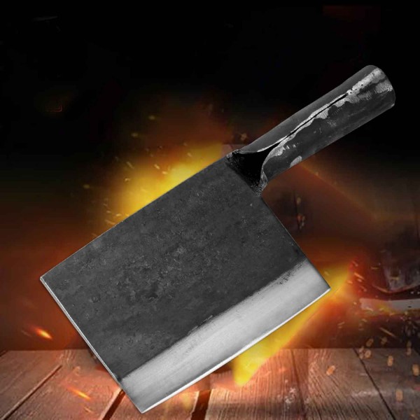 Full Tang Butcher Knife Handmade only from steel The chef's knife in its original form Kitchen Knife Camping Outdoor and Hunting Knife Meat cleaver