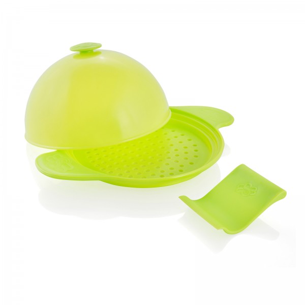 Muxel Spaetzle Set 5 in 1 egg netting board scraper steamer with lid for green and recipes