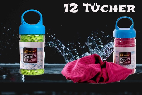 Ice Tuch, das Cool Down Towel oder Kühltuch bei Sport und Fitness 100 Tücher