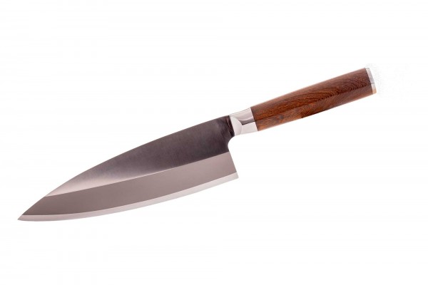 Japanese style chef's knife and all-purpose knife, extra sharp a universal knife for professionals and beginners chefs.